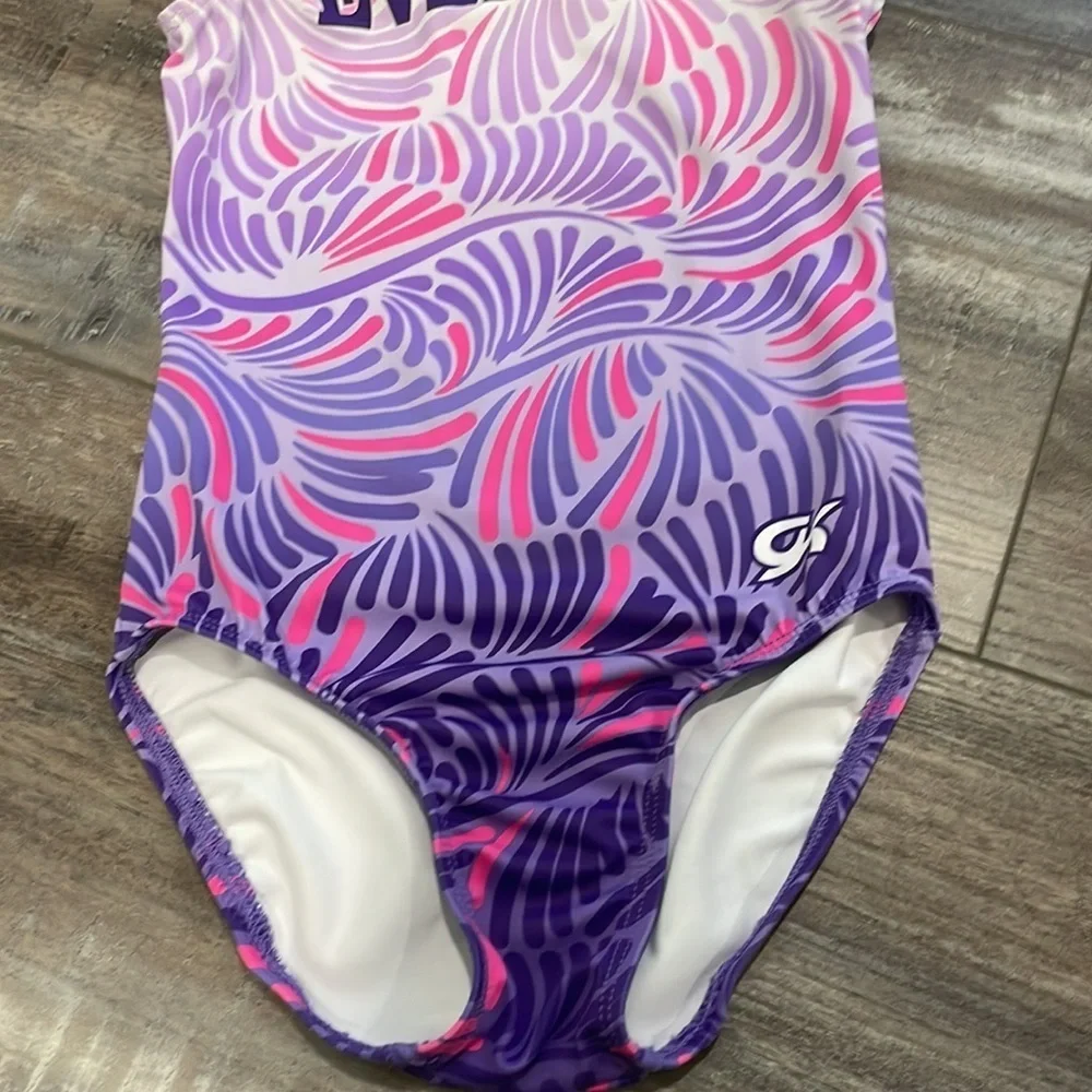 GK Everest Gymnastics pink and purple Leotard